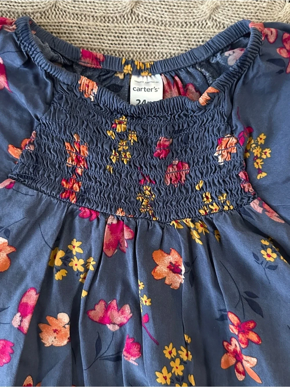 NWOT Carter's 2pc Baby Girl Dress Set, Florals, 24 Months